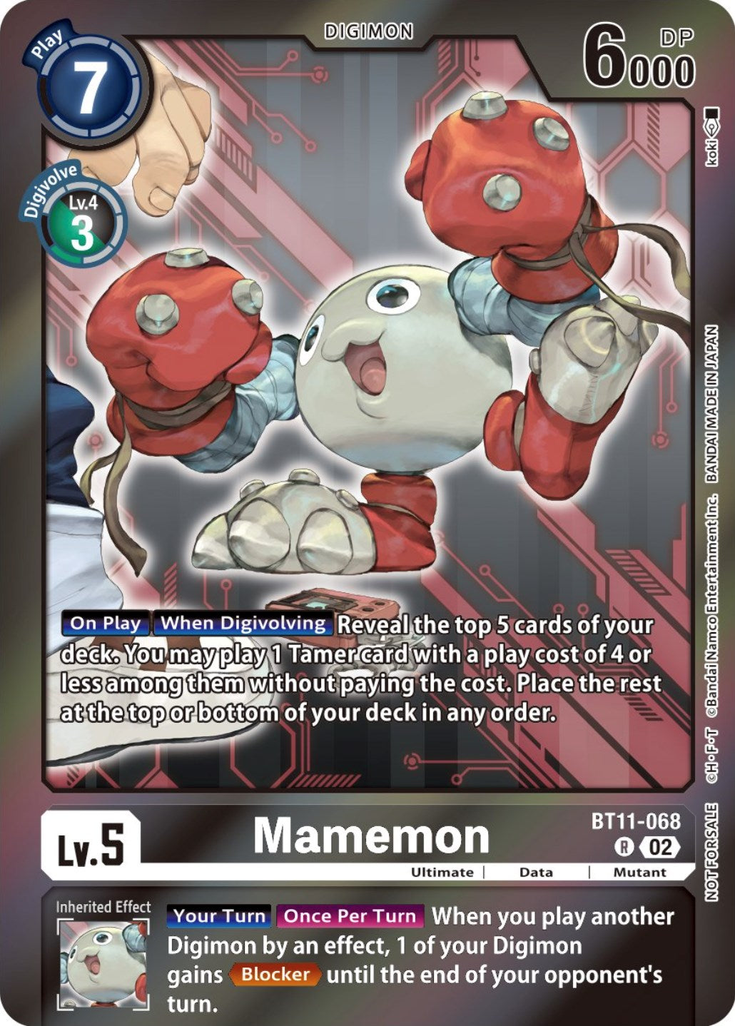 Mamemon [BT11-068] (Event Pack 5) [Dimensional Phase Promos] | Red Riot Games CA