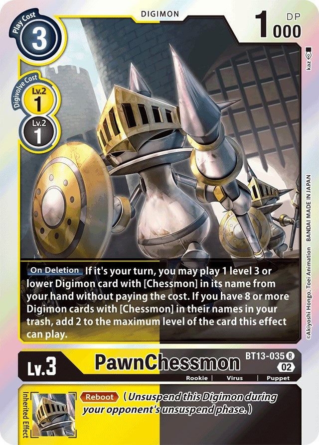 PawnChessmon [BT13-035] [Versus Royal Knights Booster] | Red Riot Games CA