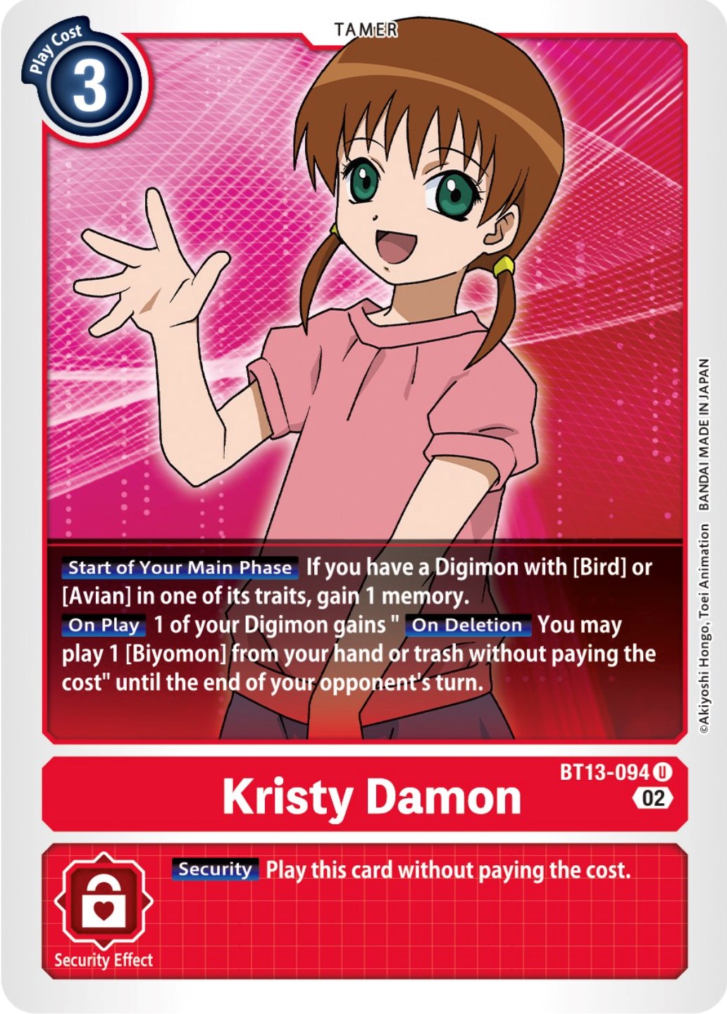 Kristy Damon [BT13-094] [Versus Royal Knights Booster] | Red Riot Games CA