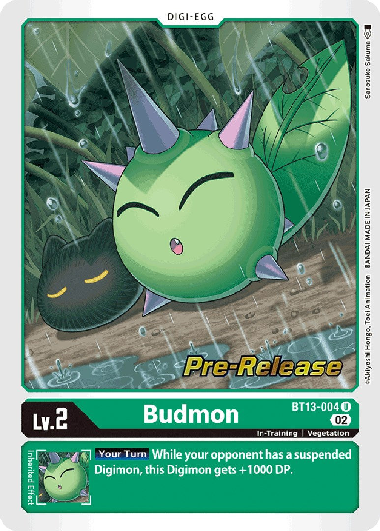 Budmon [BT13-004] [Versus Royal Knight Booster Pre-Release Cards] | Red Riot Games CA