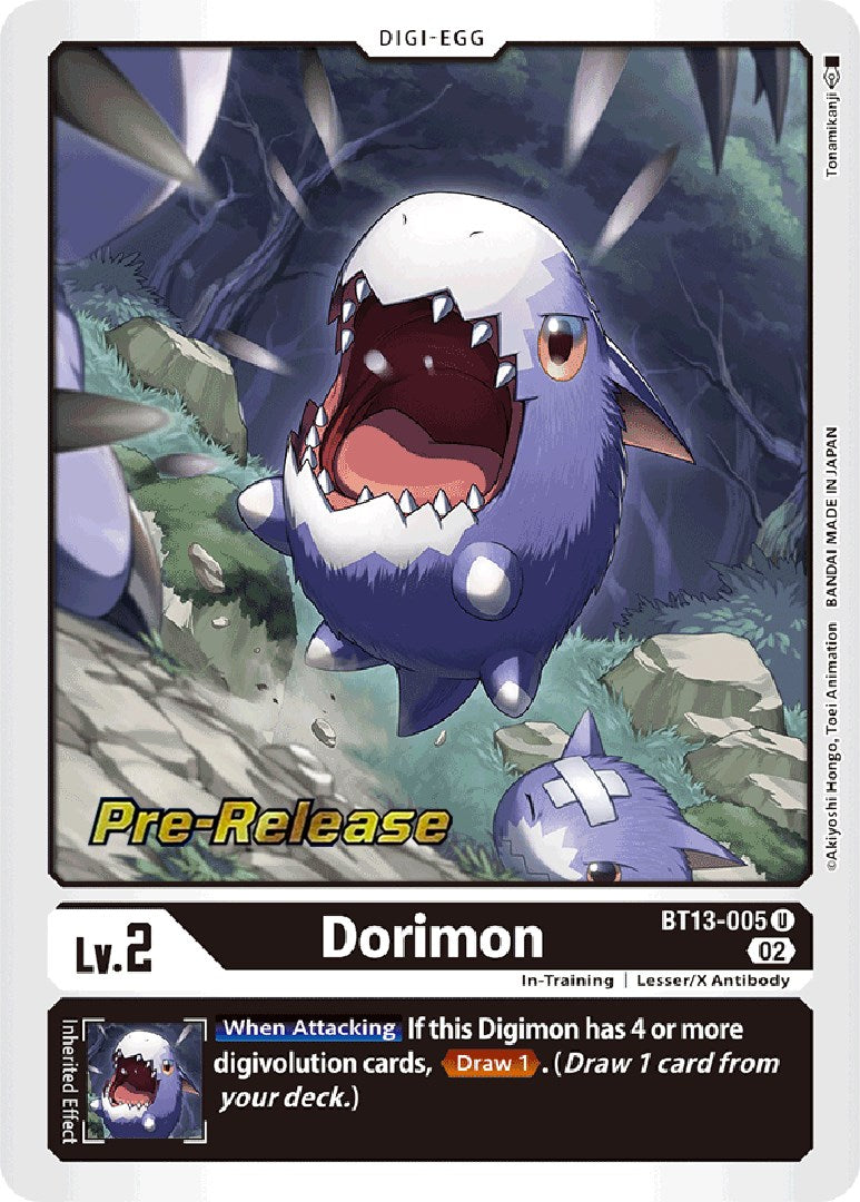 Dorimon [BT13-005] [Versus Royal Knight Booster Pre-Release Cards] | Red Riot Games CA