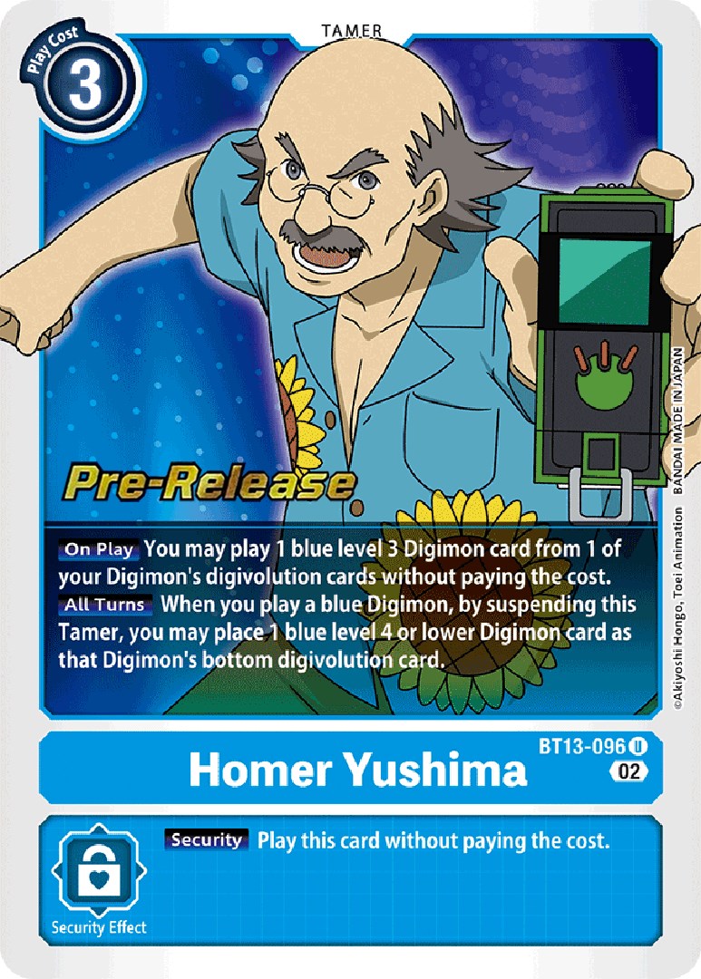 Homer Yushima [BT13-096] [Versus Royal Knight Booster Pre-Release Cards] | Red Riot Games CA