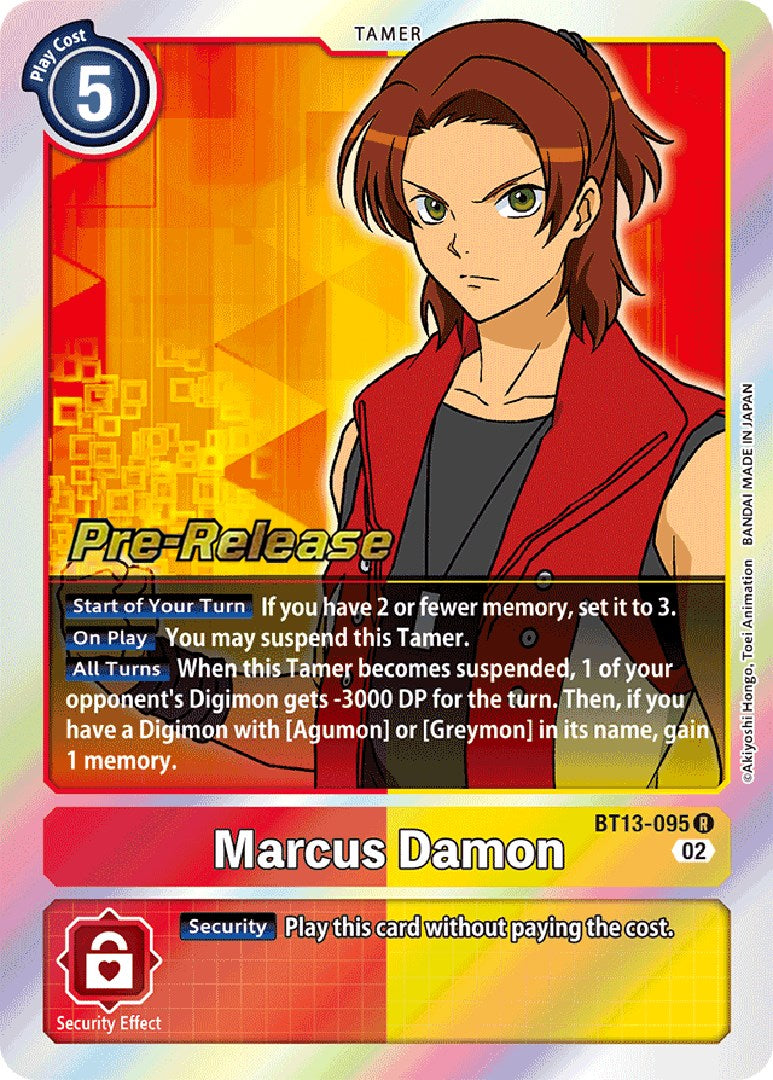 Marcus Damon [BT13-095] [Versus Royal Knight Booster Pre-Release Cards] | Red Riot Games CA