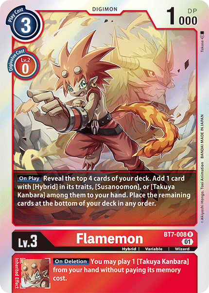 Flamemon [BT7-008] [Next Adventure] | Red Riot Games CA