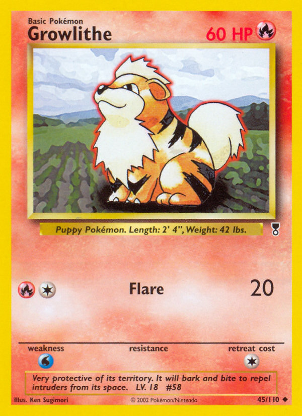 Growlithe (45/110) [Legendary Collection] | Red Riot Games CA