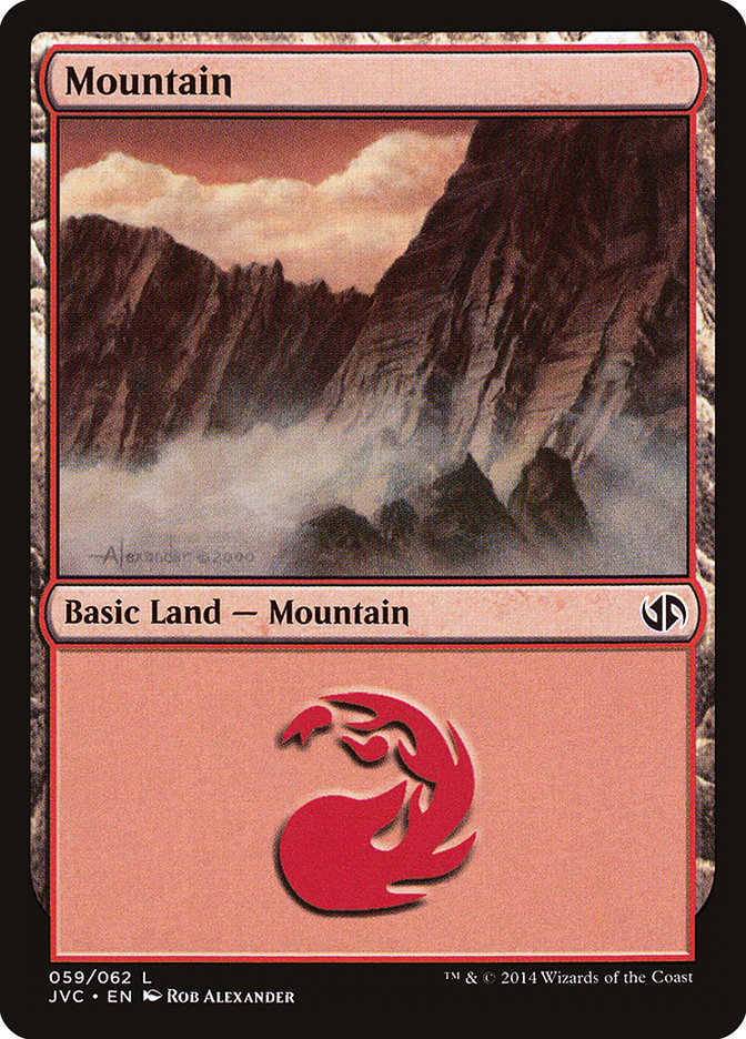 Mountain (59) [Duel Decks Anthology] | Red Riot Games CA