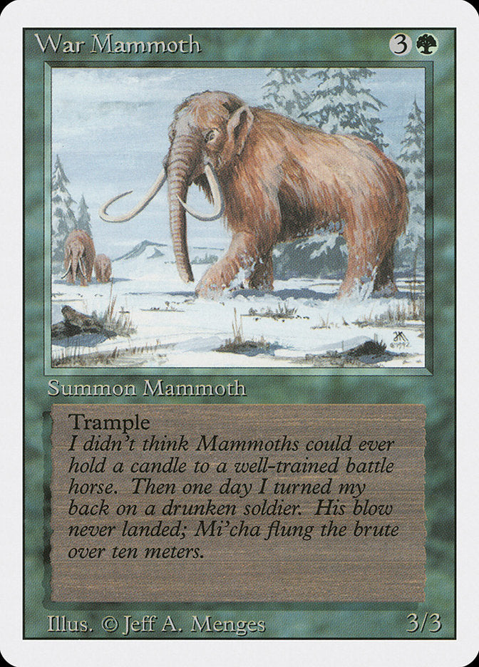War Mammoth [Revised Edition] | Red Riot Games CA