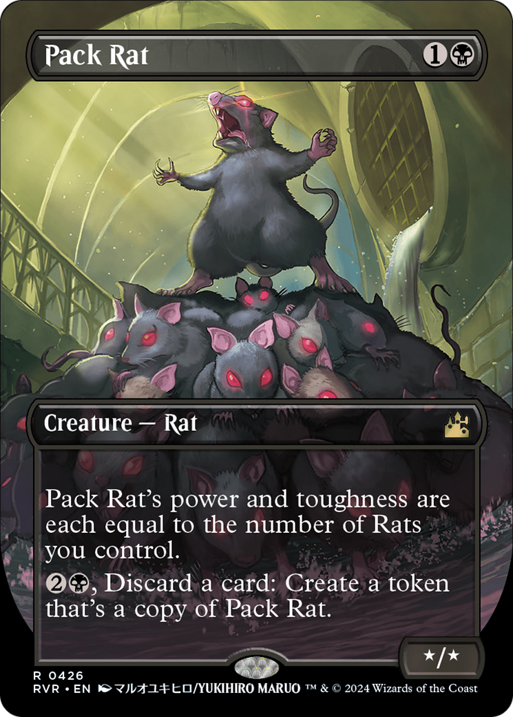 Pack Rat (Anime Borderless) [Ravnica Remastered] | Red Riot Games CA
