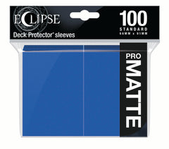 Ultra PRO: Standard 100ct Sleeves - Eclipse Matte (Pacific Blue) | Red Riot Games CA