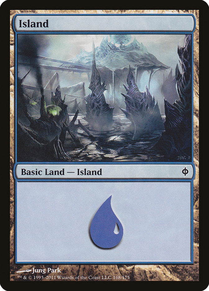 Island (168) [New Phyrexia] | Red Riot Games CA