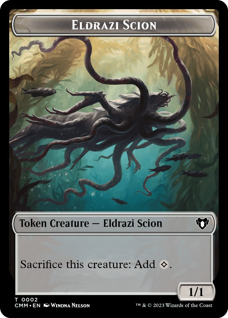 Eldrazi Scion // Satyr Double-Sided Token [Commander Masters Tokens] | Red Riot Games CA