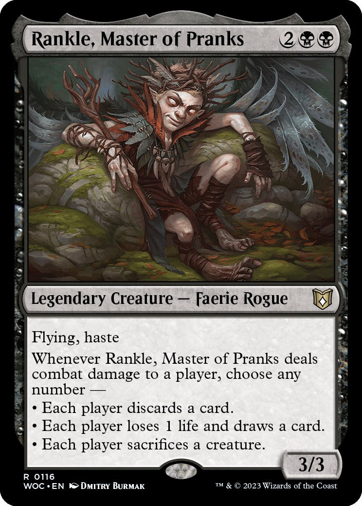 Rankle, Master of Pranks [Wilds of Eldraine Commander] | Red Riot Games CA