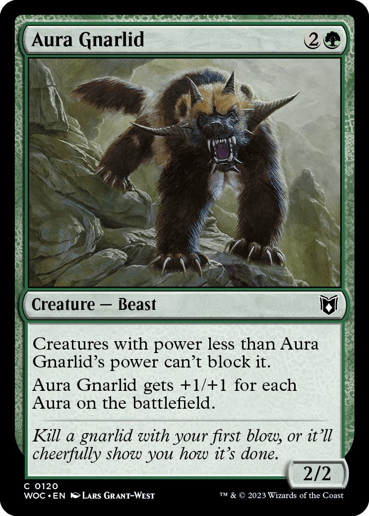 Aura Gnarlid [Wilds of Eldraine Commander] | Red Riot Games CA