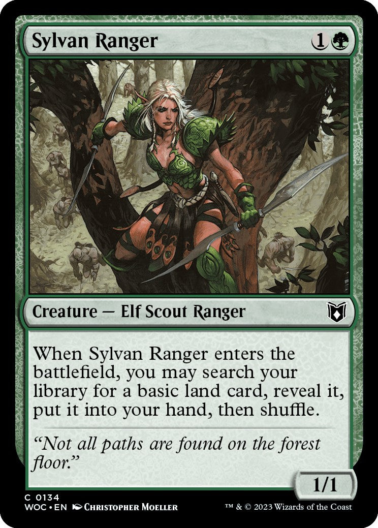 Sylvan Ranger [Wilds of Eldraine Commander] | Red Riot Games CA