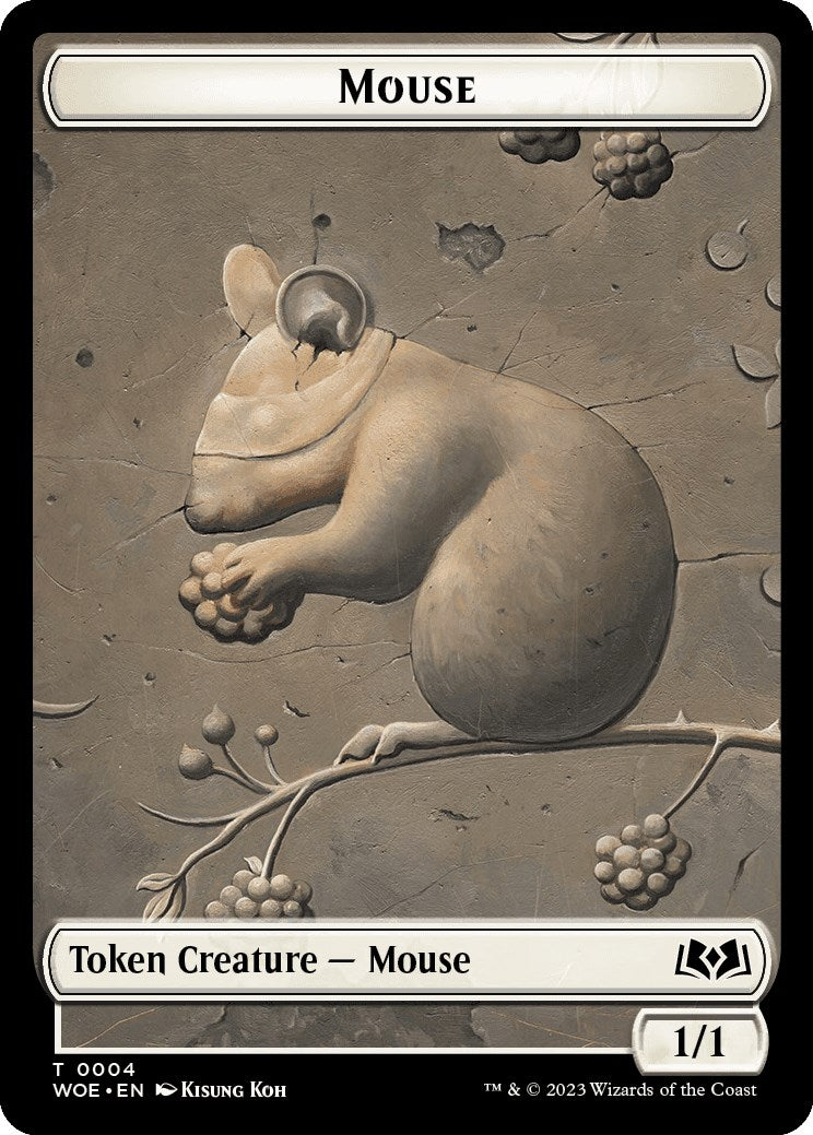 Mouse Token [Wilds of Eldraine Tokens] | Red Riot Games CA