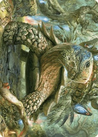 Blossoming Tortoise Art Card [Wilds of Eldraine Art Series] | Red Riot Games CA