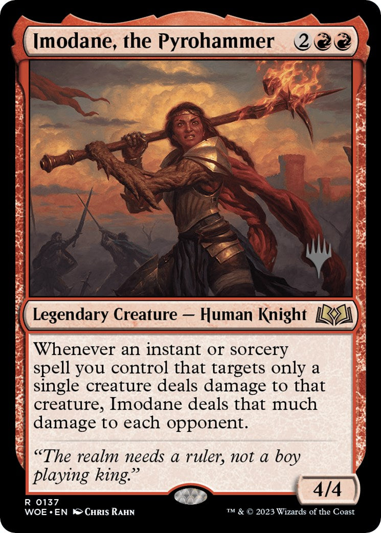 Imodane, the Pyrohammer (Promo Pack) [Wilds of Eldraine Promos] | Red Riot Games CA