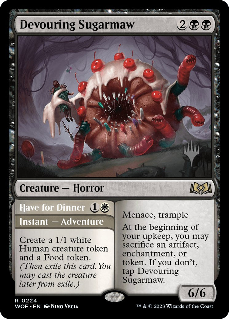 Devouring Sugarmaw // Have for Dinner(Promo Pack) [Wilds of Eldraine Promos] | Red Riot Games CA