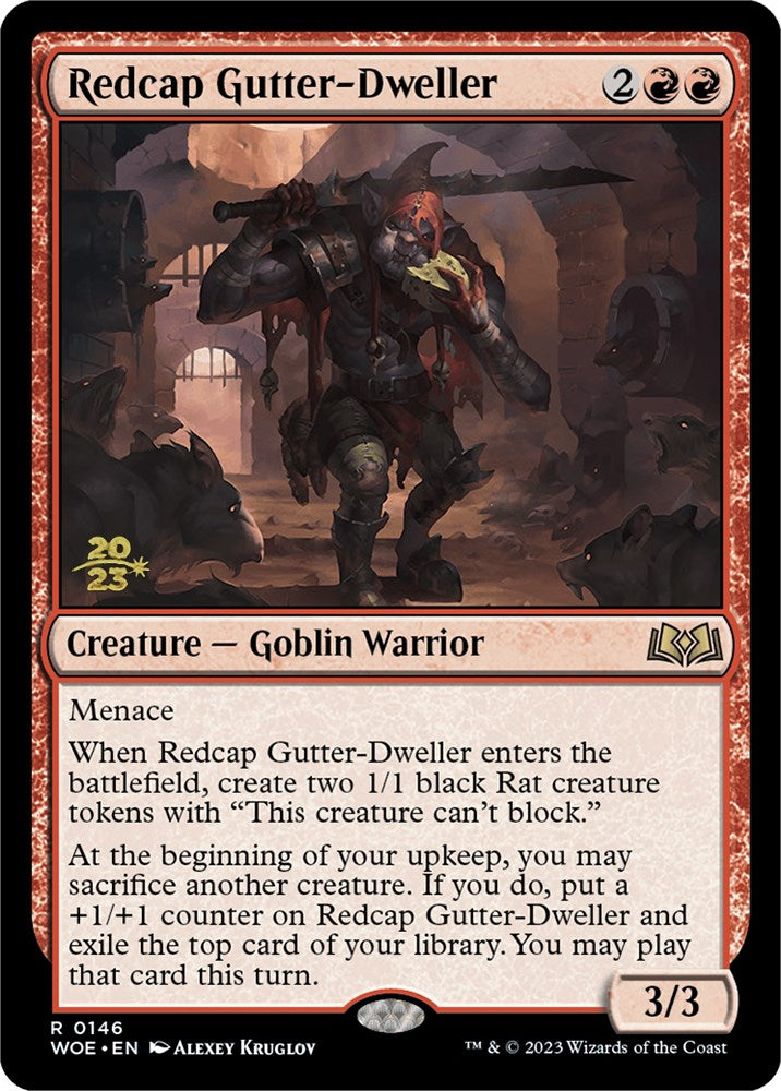 Redcap Gutter-Dweller [Wilds of Eldraine Prerelease Promos] | Red Riot Games CA