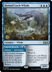 Horned Loch-Whale // Lagoon Breach [Wilds of Eldraine Prerelease Promos] | Red Riot Games CA