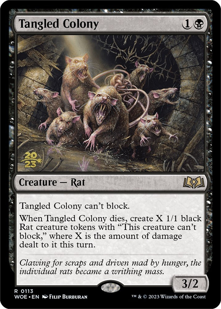 Tangled Colony [Wilds of Eldraine Prerelease Promos] | Red Riot Games CA