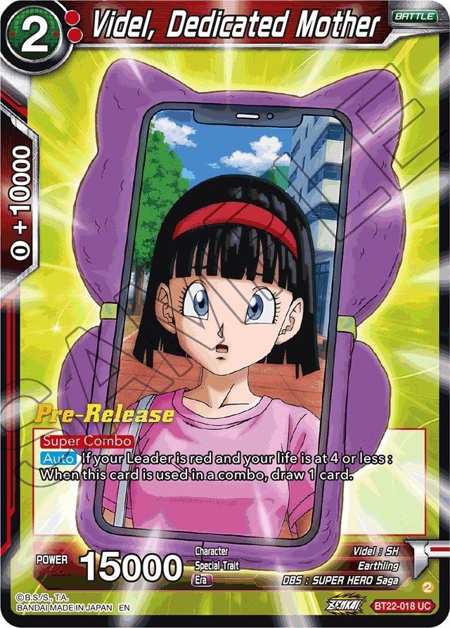 Videl, Dedicated Mother (BT22-018) [Critical Blow Prerelease Promos] | Red Riot Games CA