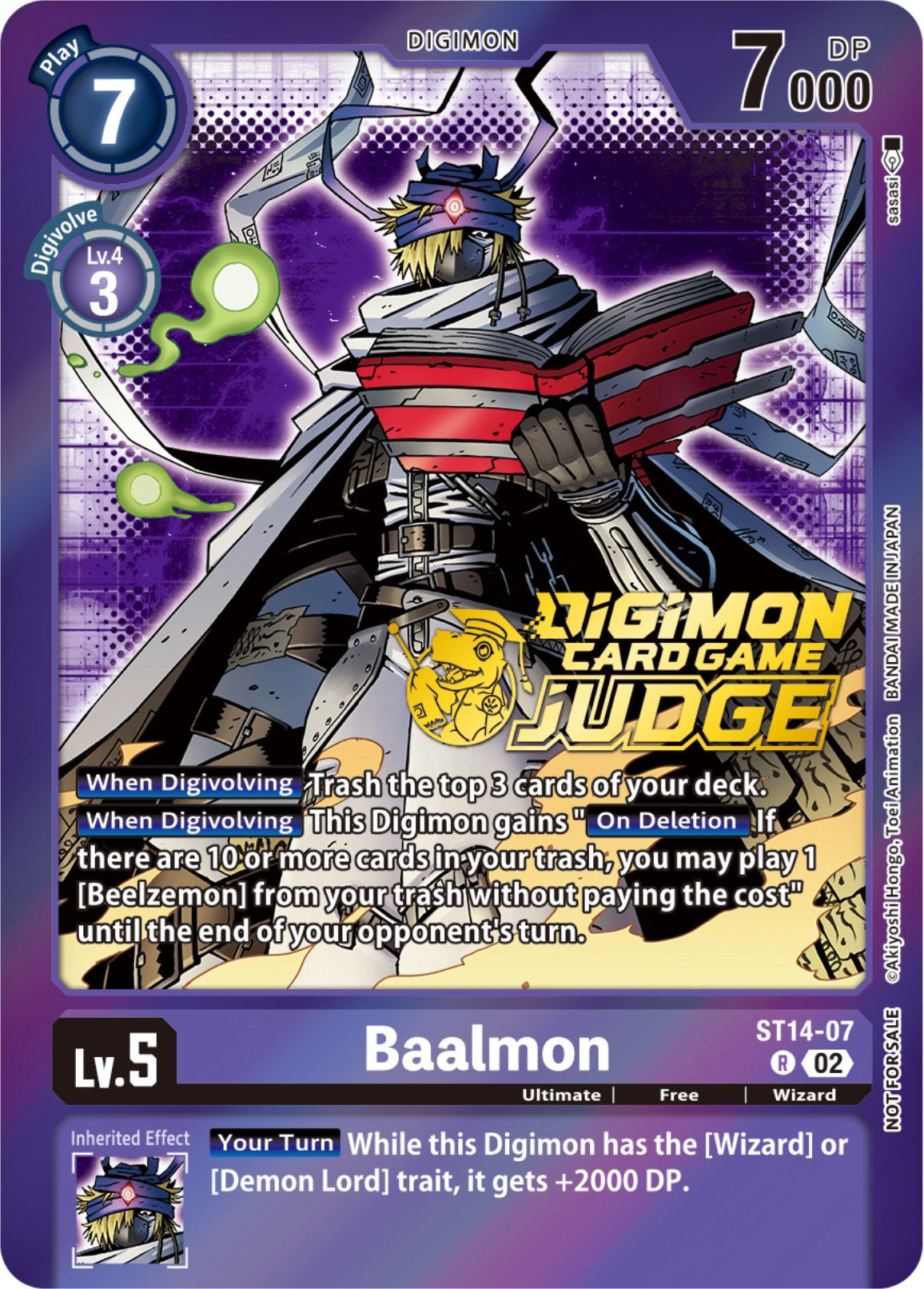 Baalmon [ST14-07] (Judge Pack 4) [Starter Deck: Beelzemon Advanced Deck Set Promos] | Red Riot Games CA