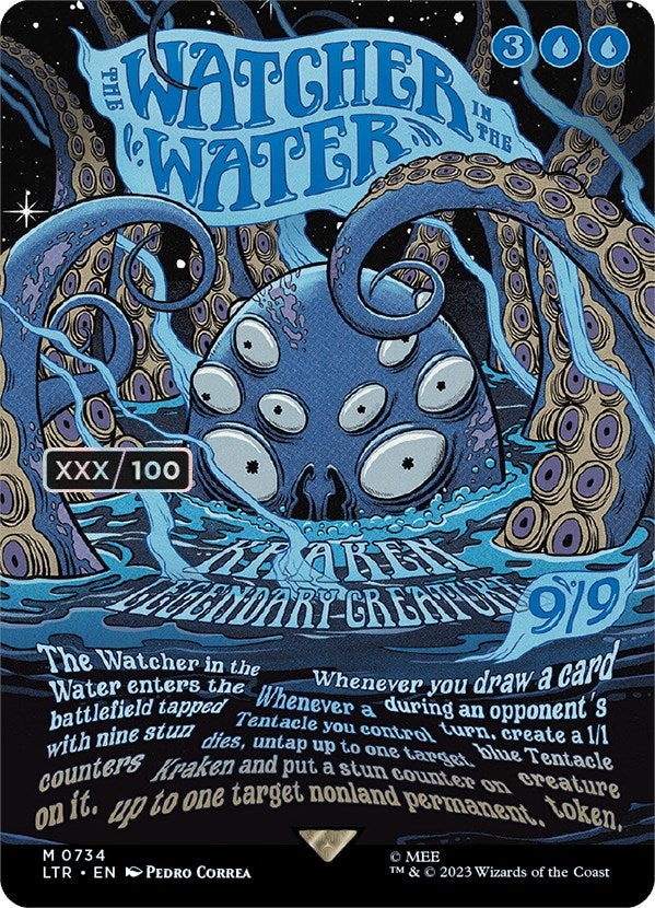 The Watcher in the Water (Borderless Poster) (Serialized) [The Lord of the Rings: Tales of Middle-Earth] | Red Riot Games CA