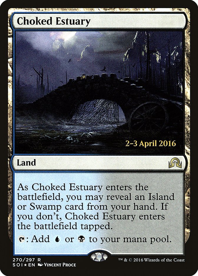 Choked Estuary [Shadows over Innistrad Prerelease Promos] | Red Riot Games CA