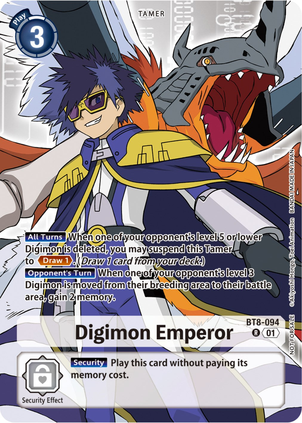Digimon Emperor [BT8-094] (Tamer Party Pack -The Beginning-) [New Awakening] | Red Riot Games CA