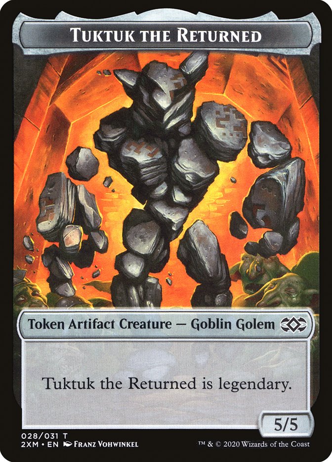 Elephant // Tuktuk the Returned Double-Sided Token [Double Masters Tokens] | Red Riot Games CA