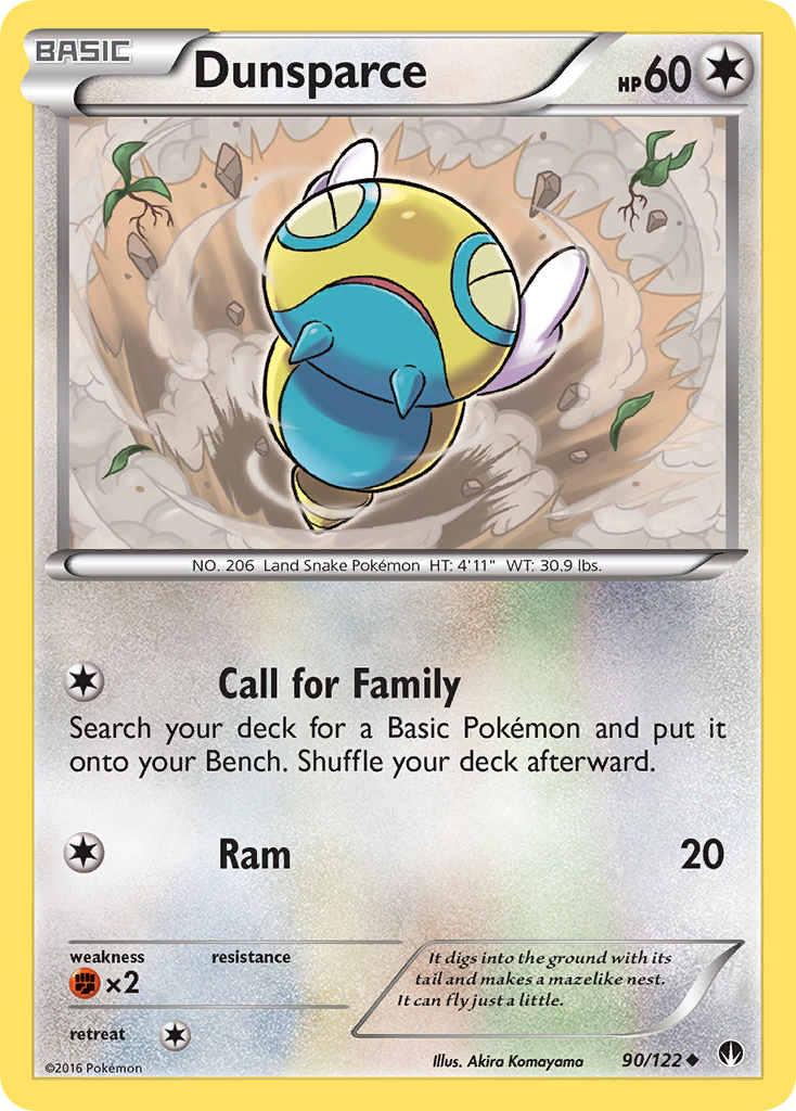 Dunsparce (90/122) [XY: BREAKpoint] | Red Riot Games CA