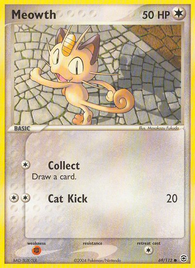 Meowth (69/112) [EX: FireRed & LeafGreen] | Red Riot Games CA