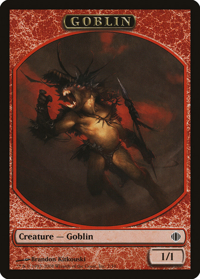 Goblin Token [Shards of Alara Tokens] | Red Riot Games CA