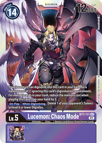 Lucemon: Chaos Mode [BT7-111] [Next Adventure] | Red Riot Games CA