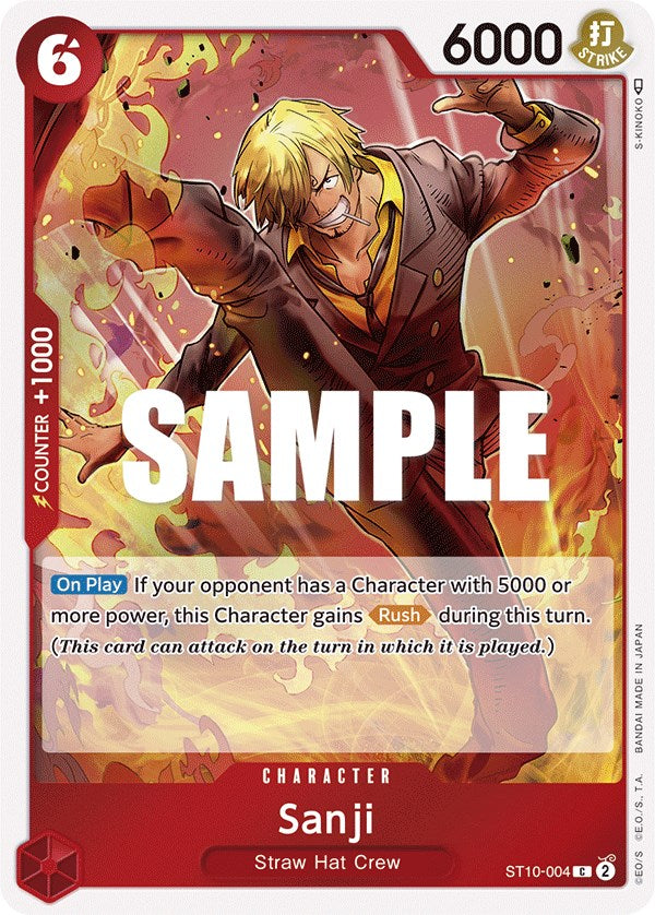 Sanji [Ultimate Deck - The Three Captains] | Red Riot Games CA