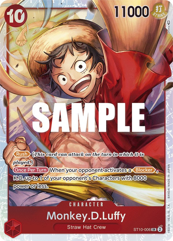 Monkey.D.Luffy [Ultimate Deck - The Three Captains] | Red Riot Games CA