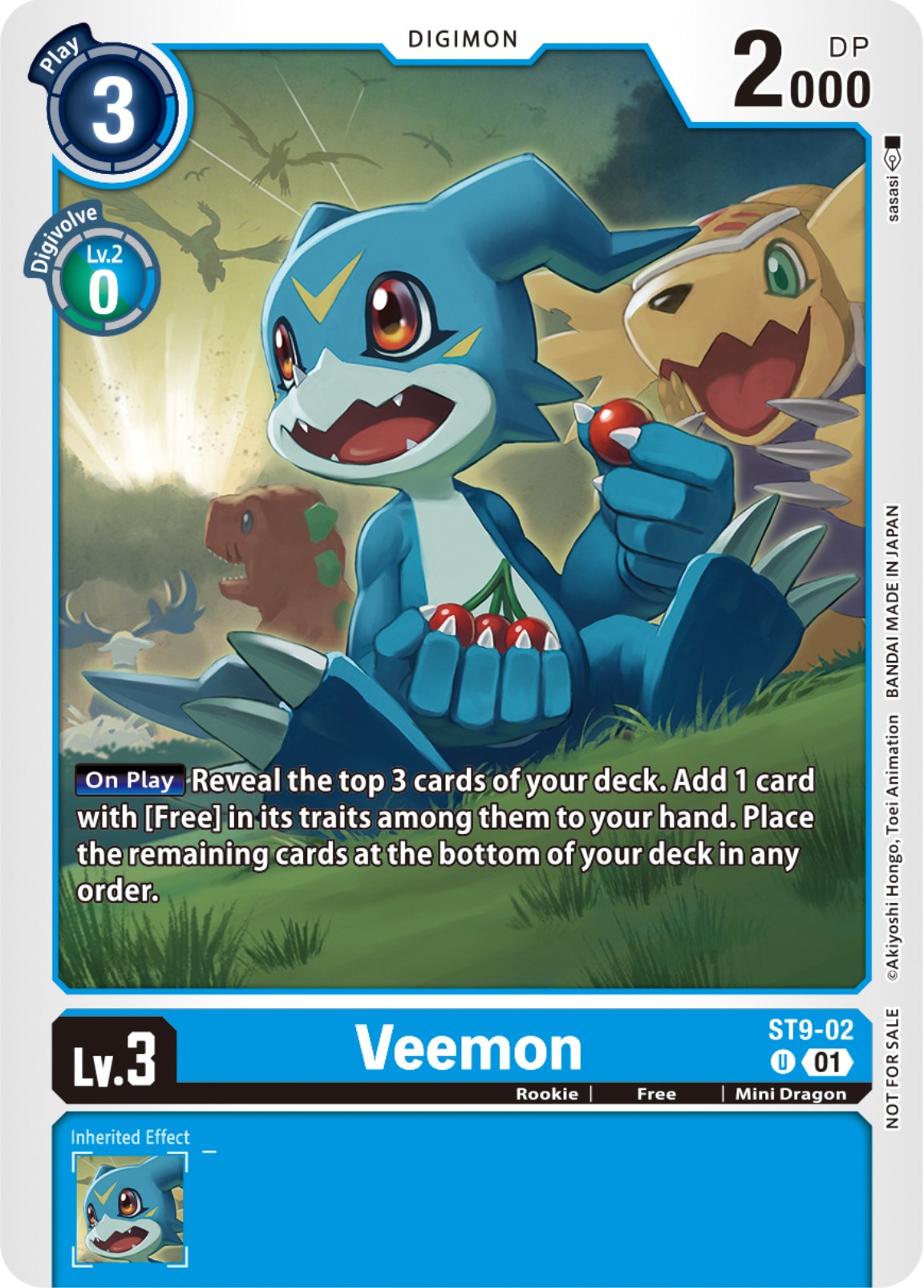 Veemon [ST9-02] (NYCC 2023 Demo Deck) [Starter Deck: Ultimate Ancient Dragon] | Red Riot Games CA