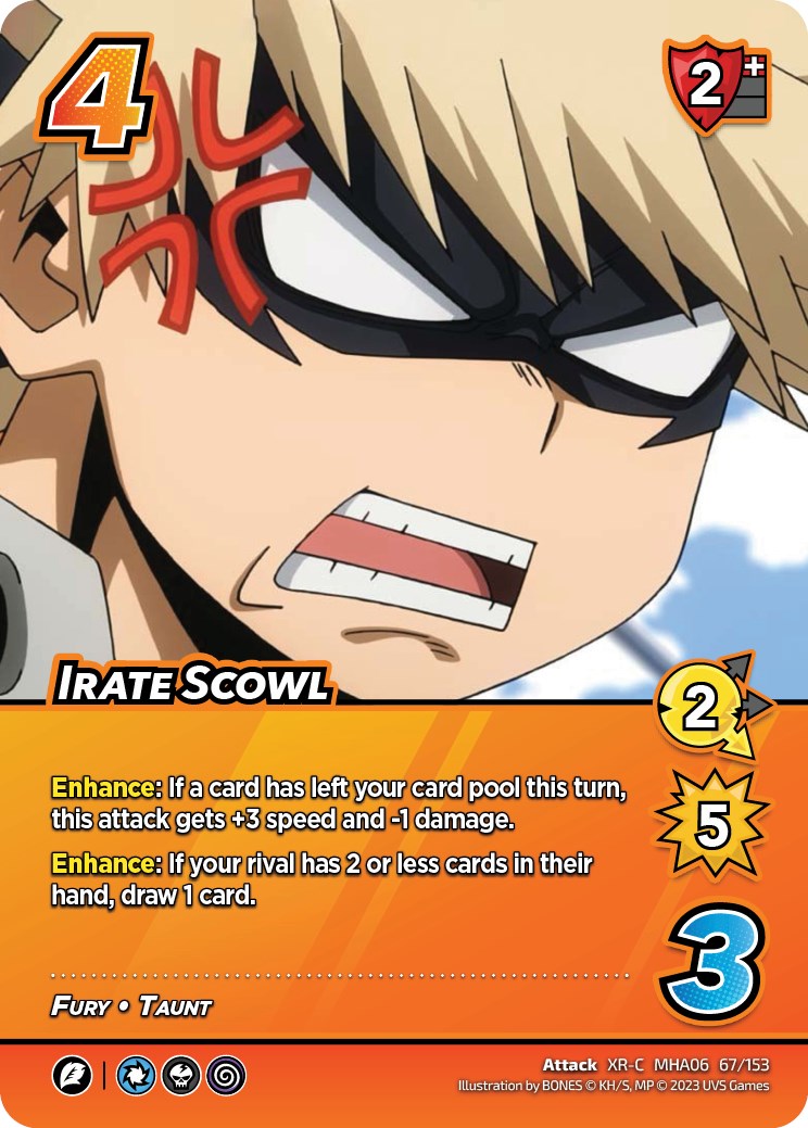 Irate Scowl (XR) [Jet Burn] | Red Riot Games CA