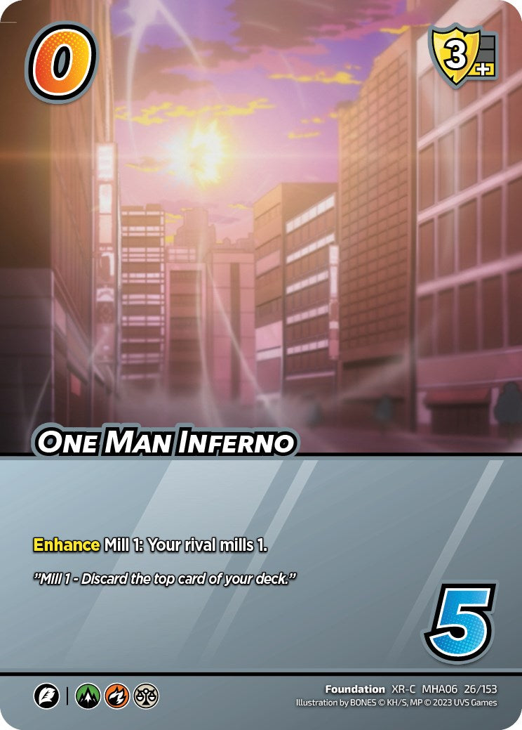 One Man Inferno (XR) [Jet Burn] | Red Riot Games CA