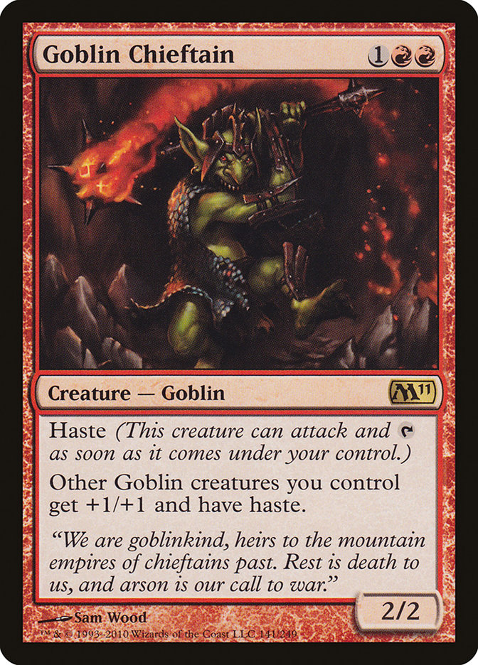 Goblin Chieftain [Magic 2011] | Red Riot Games CA