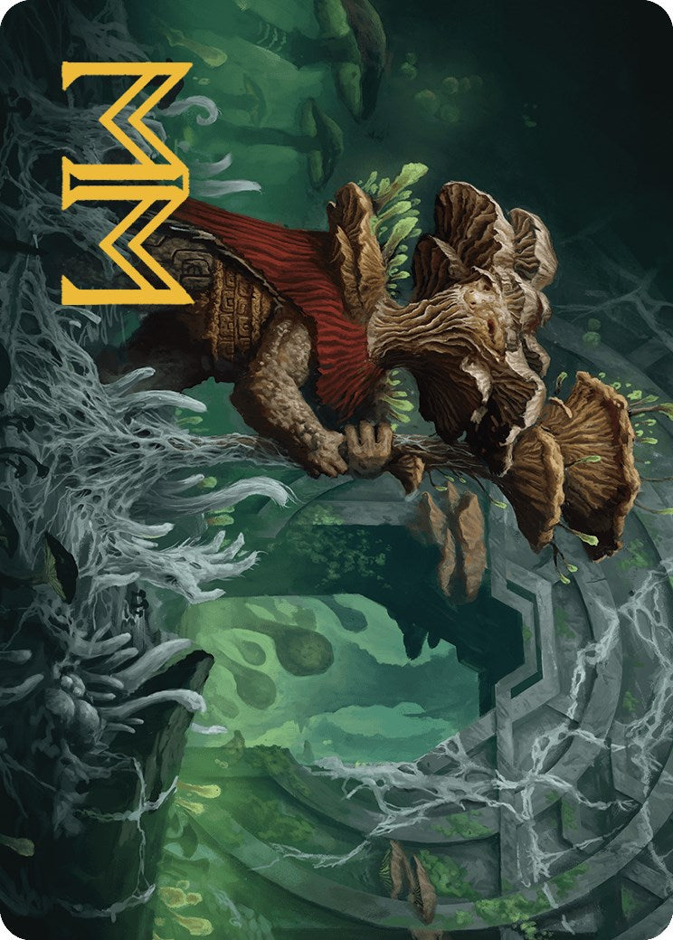Tendril of the Mycotyrant Art Card (Gold-Stamped Signature) [The Lost Caverns of Ixalan Art Series] | Red Riot Games CA