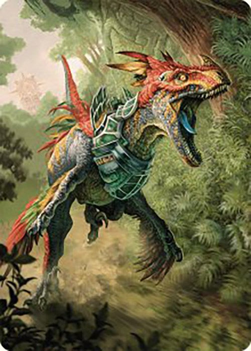 Dinosaur Token Art Card [The Lost Caverns of Ixalan Art Series] | Red Riot Games CA