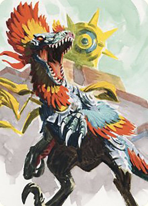 Pantlaza, Sun-Favored Art Card [The Lost Caverns of Ixalan Art Series] | Red Riot Games CA