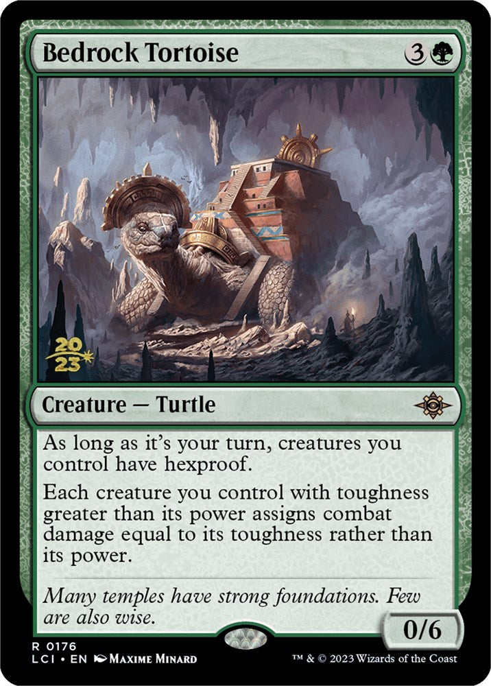 Bedrock Tortoise [The Lost Caverns of Ixalan Prerelease Cards] | Red Riot Games CA