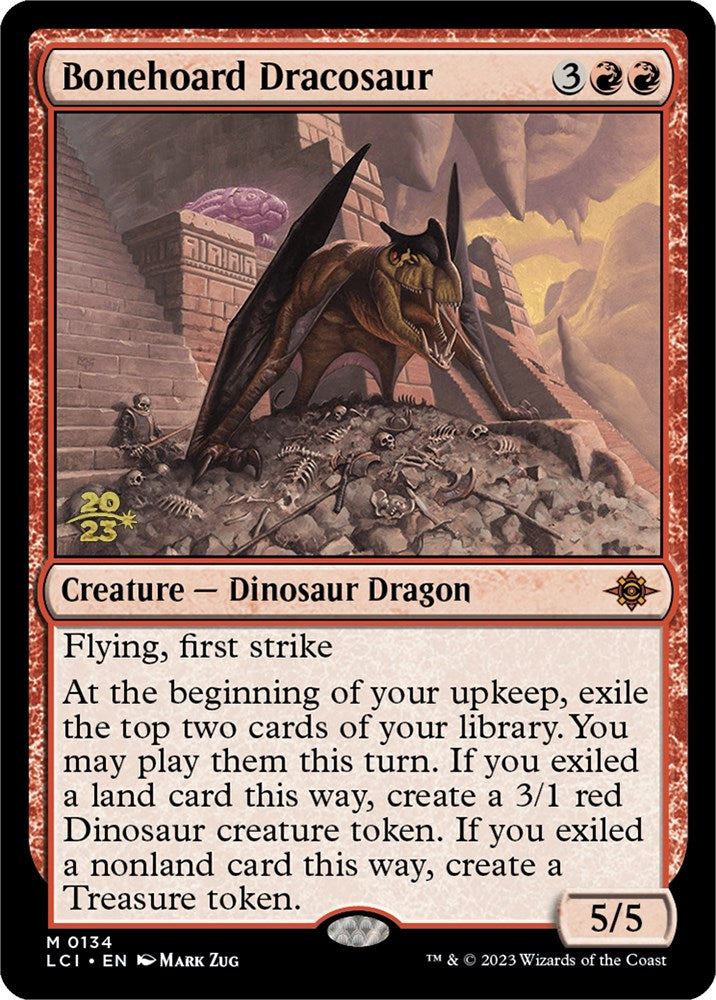 Bonehoard Dracosaur [The Lost Caverns of Ixalan Prerelease Cards] | Red Riot Games CA