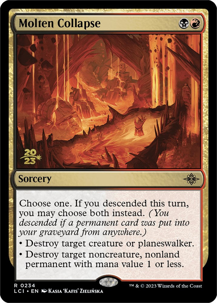 Molten Collapse [The Lost Caverns of Ixalan Prerelease Cards] | Red Riot Games CA