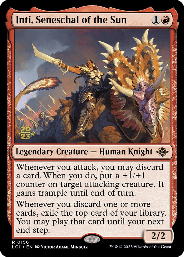 Inti, Seneschal of the Sun [The Lost Caverns of Ixalan Prerelease Cards] | Red Riot Games CA