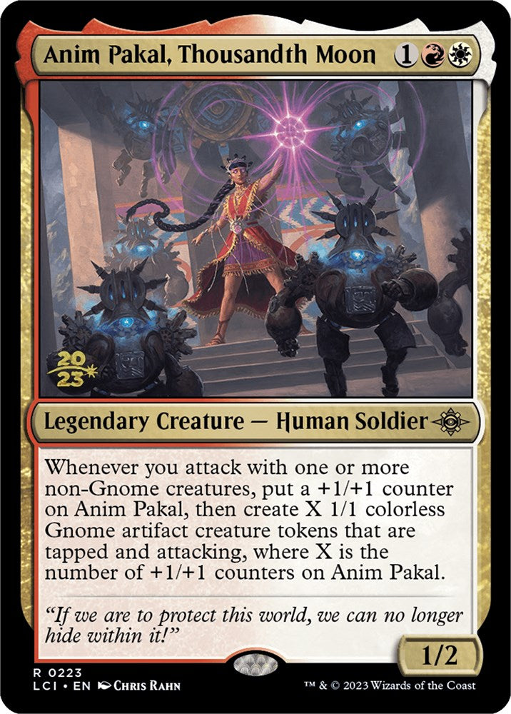 Anim Pakal, Thousandth Moon [The Lost Caverns of Ixalan Prerelease Cards] | Red Riot Games CA