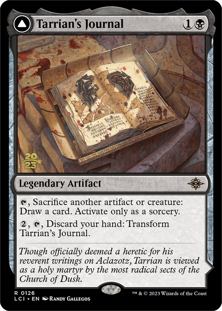 Tarrian's Journal // The Tomb of Aclazotz [The Lost Caverns of Ixalan Prerelease Cards] | Red Riot Games CA